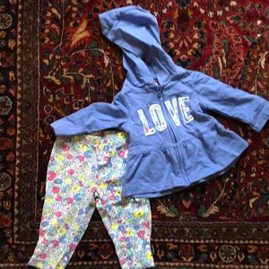 Carter’s 2 piece outfit 6m